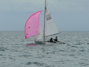 Russell & June on their way to victory!