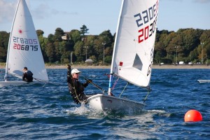 Laser Open winner, Mike Pridham