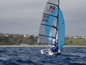Russell & June sailing away from the opposition.