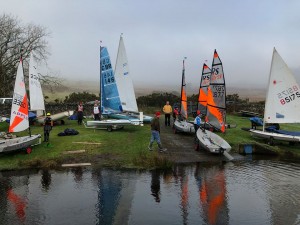 Preparing for the off!